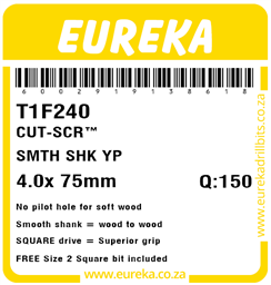 T1F240 - Cut Screw -T1F240_Label_T
